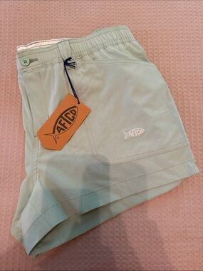 AFTCO Light Sage Green Women's Shorts